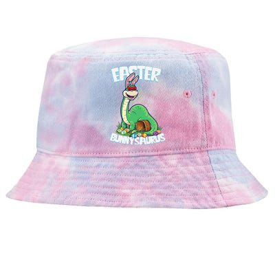 Easter Dinosaur Bunny Egg Hunt Brontosaurus Tie-Dyed Bucket Hat