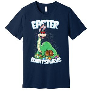 Easter Dinosaur Bunny Egg Hunt Brontosaurus Premium T-Shirt