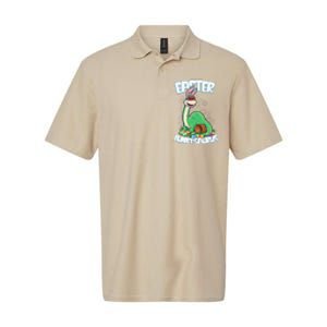 Easter Dinosaur Bunny Egg Hunt Brontosaurus Softstyle Adult Sport Polo