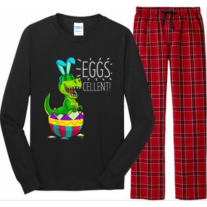 Easter Dinosaur Bunny T Rex Eggs Cellent Funny Long Sleeve Pajama Set