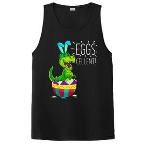 Easter Dinosaur Bunny T Rex Eggs Cellent Funny PosiCharge Competitor Tank