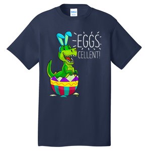 Easter Dinosaur Bunny T Rex Eggs Cellent Funny Tall T-Shirt