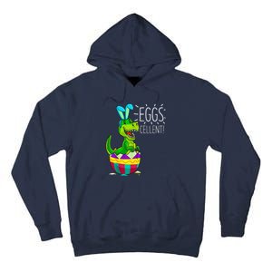 Easter Dinosaur Bunny T Rex Eggs Cellent Funny Tall Hoodie