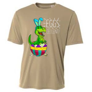 Easter Dinosaur Bunny T Rex Eggs Cellent Funny Cooling Performance Crew T-Shirt