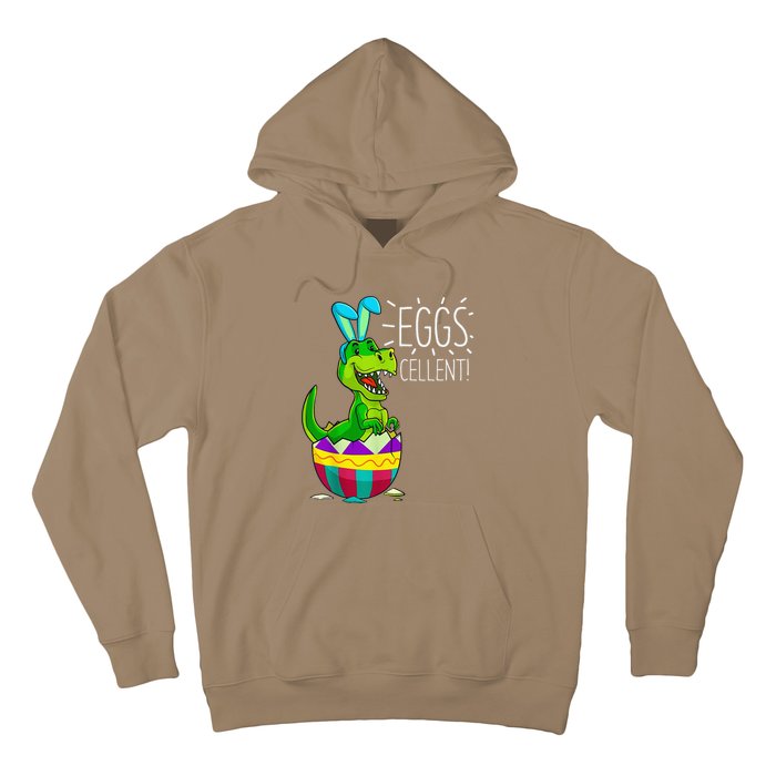 Easter Dinosaur Bunny T Rex Eggs Cellent Funny Hoodie