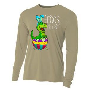 Easter Dinosaur Bunny T Rex Eggs Cellent Funny Cooling Performance Long Sleeve Crew