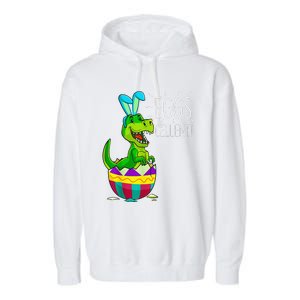 Easter Dinosaur Bunny T Rex Eggs Cellent Funny Garment-Dyed Fleece Hoodie