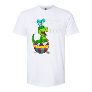 Easter Dinosaur Bunny T Rex Eggs Cellent Funny Softstyle CVC T-Shirt