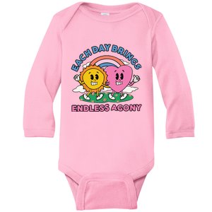 Each Day Brings Endless Agony Baby Long Sleeve Bodysuit