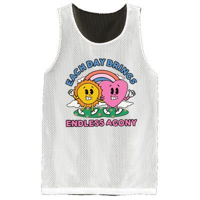 Each Day Brings Endless Agony Mesh Reversible Basketball Jersey Tank