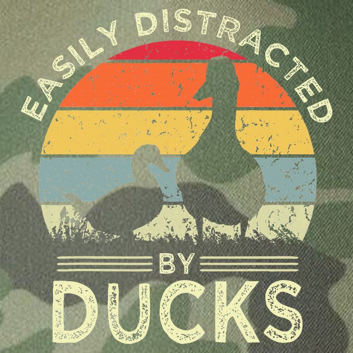 Easily Distracted By Ducks Legacy Tie Dye Trucker Hat