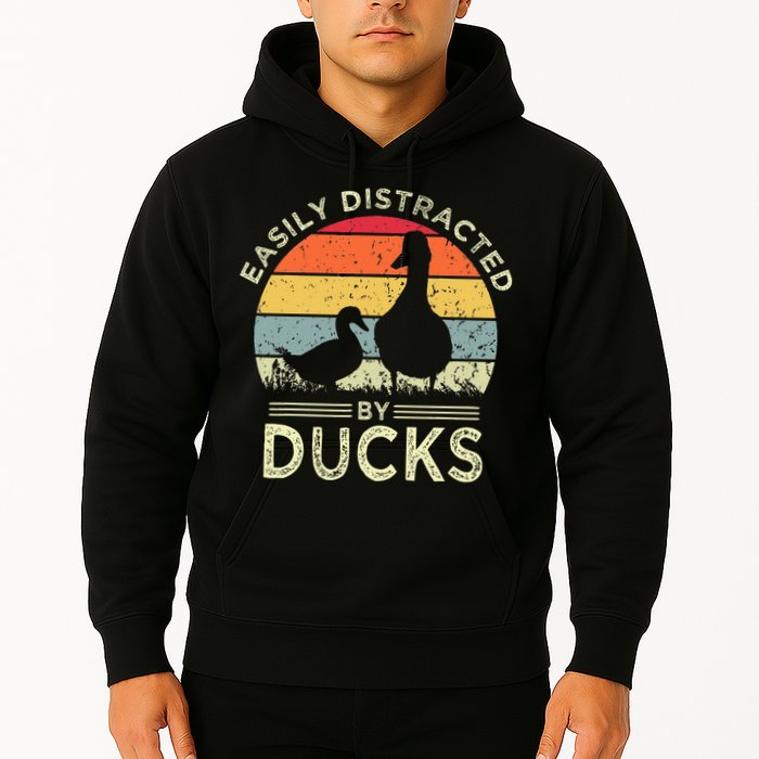 Easily Distracted By Ducks Hoodie