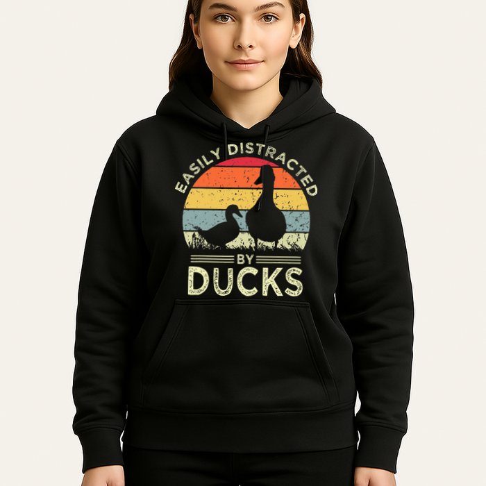Easily Distracted By Ducks Hoodie