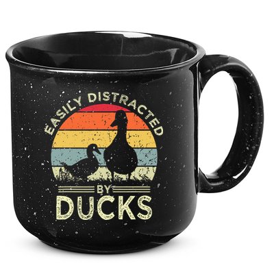 Easily Distracted By Ducks 15oz Campfire Ceramic Mug
