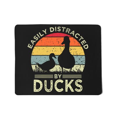 Easily Distracted By Ducks Mousepad
