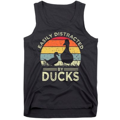 Easily Distracted By Ducks Tank Top
