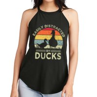 Easily Distracted By Ducks Women's Perfect Tri Rocker Tank
