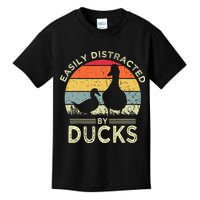 Easily Distracted By Ducks Kids T-Shirt