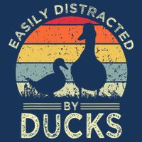 Easily Distracted By Ducks Infant Baby Jersey Bodysuit