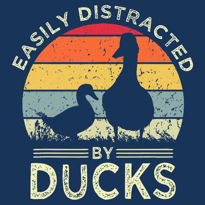 Easily Distracted By Ducks Infant Baby Jersey Bodysuit