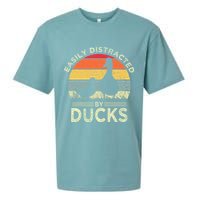 Easily Distracted By Ducks Sueded Cloud Jersey T-Shirt