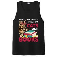 Easily Distracted By Cats And Books PosiCharge Competitor Tank