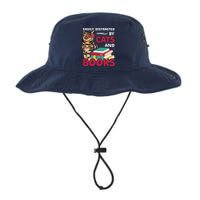 Easily Distracted By Cats And Books Bucket Hat