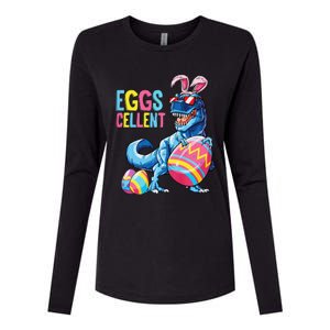 Easter Dinosaur Bunny T Rex Eggs Cellent Premium Womens Cotton Relaxed Long Sleeve T-Shirt