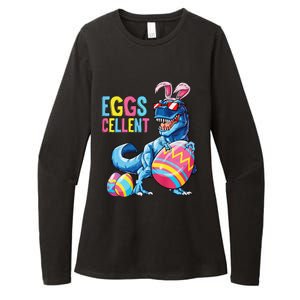 Easter Dinosaur Bunny T Rex Eggs Cellent Premium Womens CVC Long Sleeve Shirt