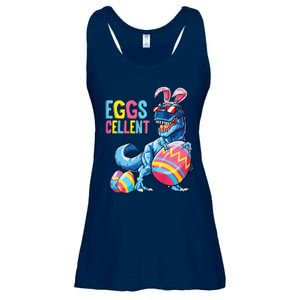 Easter Dinosaur Bunny T Rex Eggs Cellent Premium Ladies Essential Flowy Tank