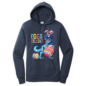 Easter Dinosaur Bunny T Rex Eggs Cellent Premium Women's Pullover Hoodie