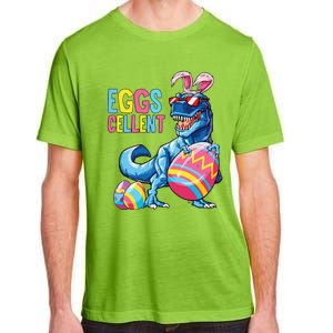 Easter Dinosaur Bunny T Rex Eggs Cellent Adult ChromaSoft Performance T-Shirt