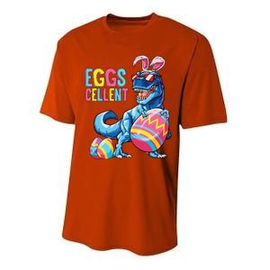 Easter Dinosaur Bunny T Rex Eggs Cellent Performance Sprint T-Shirt