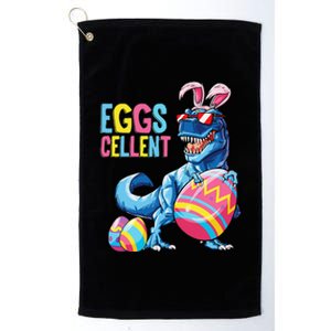 Easter Dinosaur Bunny T Rex Eggs Cellent Platinum Collection Golf Towel