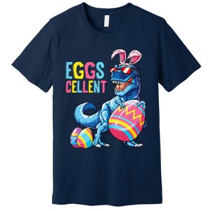 Easter Dinosaur Bunny T Rex Eggs Cellent Premium T-Shirt