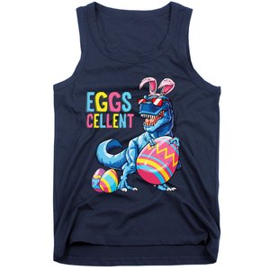 Easter Dinosaur Bunny T Rex Eggs Cellent Tank Top