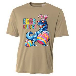 Easter Dinosaur Bunny T Rex Eggs Cellent Cooling Performance Crew T-Shirt