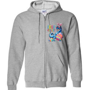 Easter Dinosaur Bunny T Rex Eggs Cellent Full Zip Hoodie