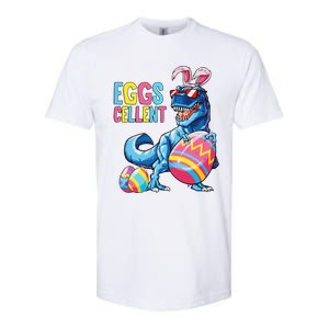 Easter Dinosaur Bunny T Rex Eggs Cellent Softstyle CVC T-Shirt