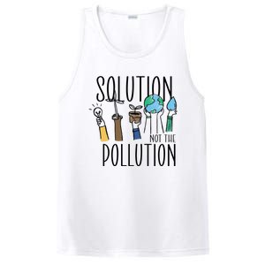 Earth Day Be Part Of The Solution Not Pollution Environt Cute Gift PosiCharge Competitor Tank