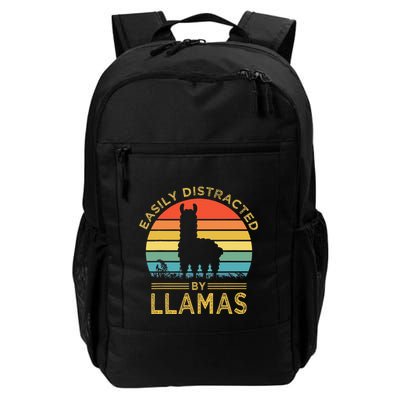 Easily Distracted By Llamas Daily Commute Backpack