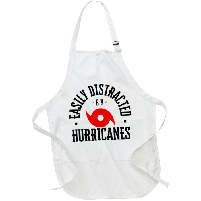 Easily Distracted By Hurricanes Hurricane Season Fun Weather Apron