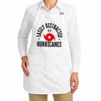 Easily Distracted By Hurricanes Hurricane Season Fun Weather Apron