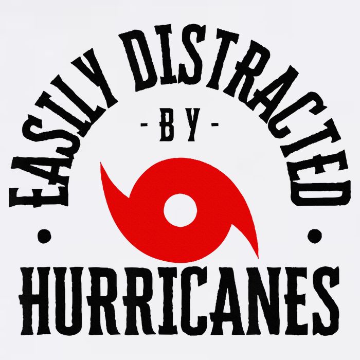 Easily Distracted By Hurricanes Hurricane Season Fun Weather Apron
