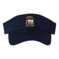 Easily Distracted By Cats And Books Cat & Book Lover Visor