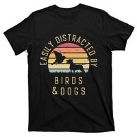 Easily Distracted By Birds And Dogs I Like Heart Bird Dog T-Shirt