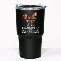 Easily Distracted By Chickens And Books Chicken Book Lover Tumbler
