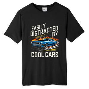 Easily Distracted By Slot Car Racing Rc Car Mini Car Slotcar Tall Fusion ChromaSoft Performance T-Shirt