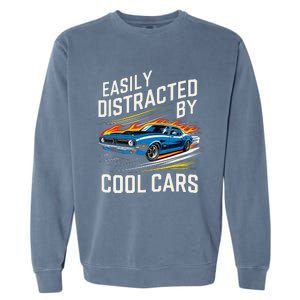 Easily Distracted By Slot Car Racing Rc Car Mini Car Slotcar Garment-Dyed Sweatshirt