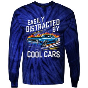 Easily Distracted By Slot Car Racing Rc Car Mini Car Slotcar Tie-Dye Long Sleeve Shirt